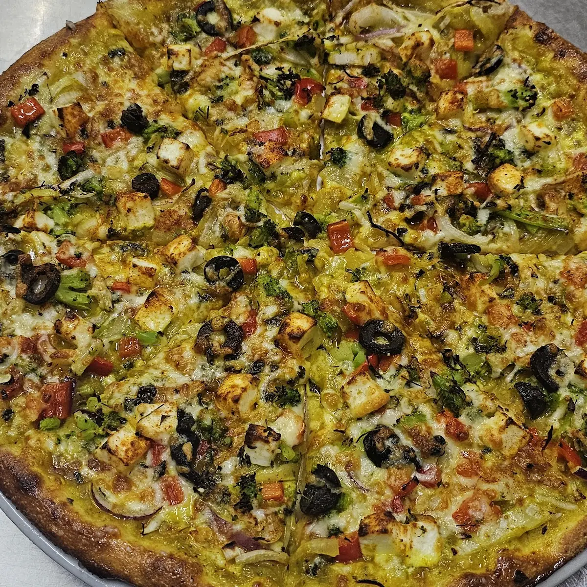 Punjabi Vegetarian Pizza