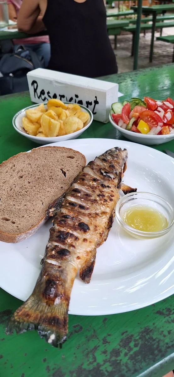 Saibling Mit Knoblauch