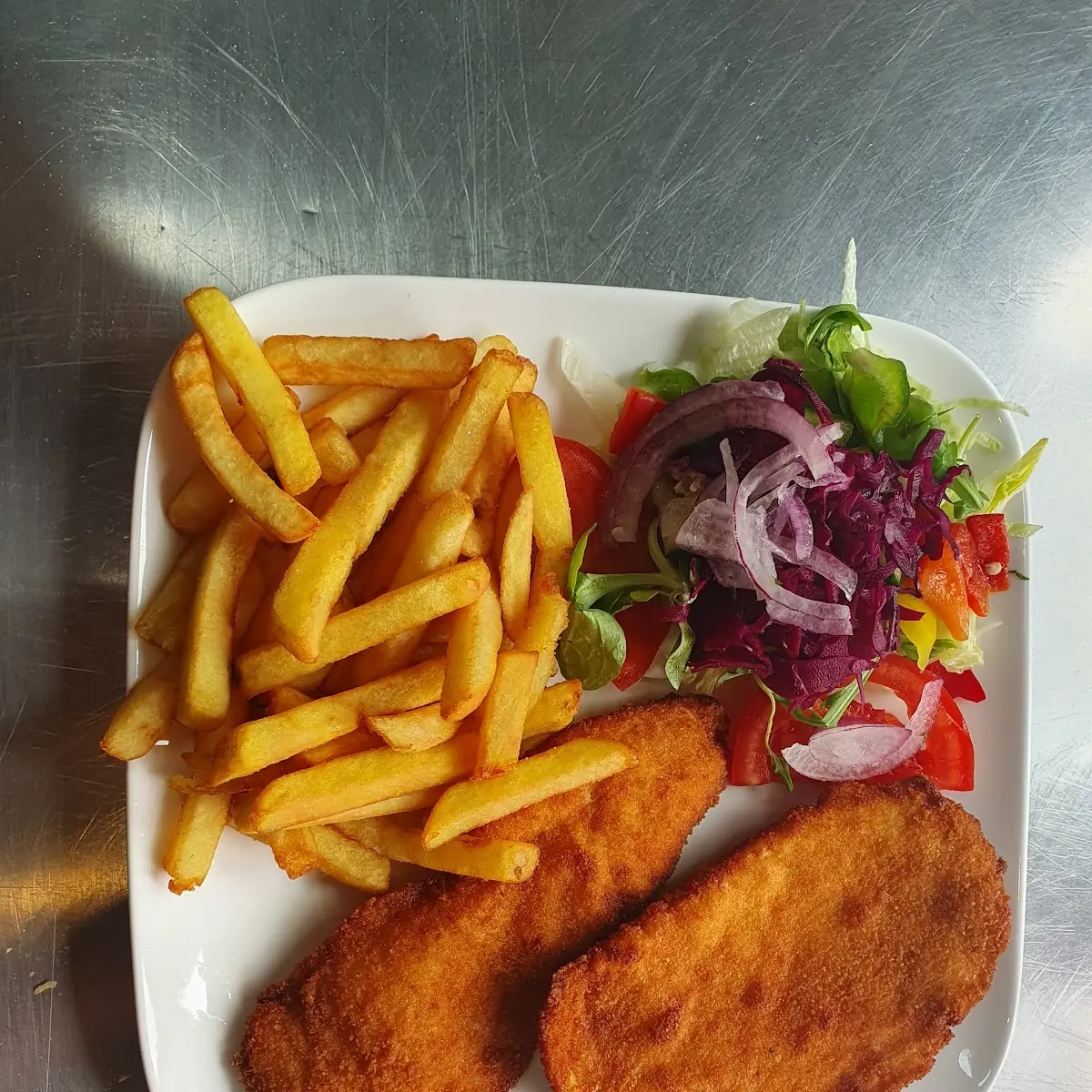 Schnitzel Teller