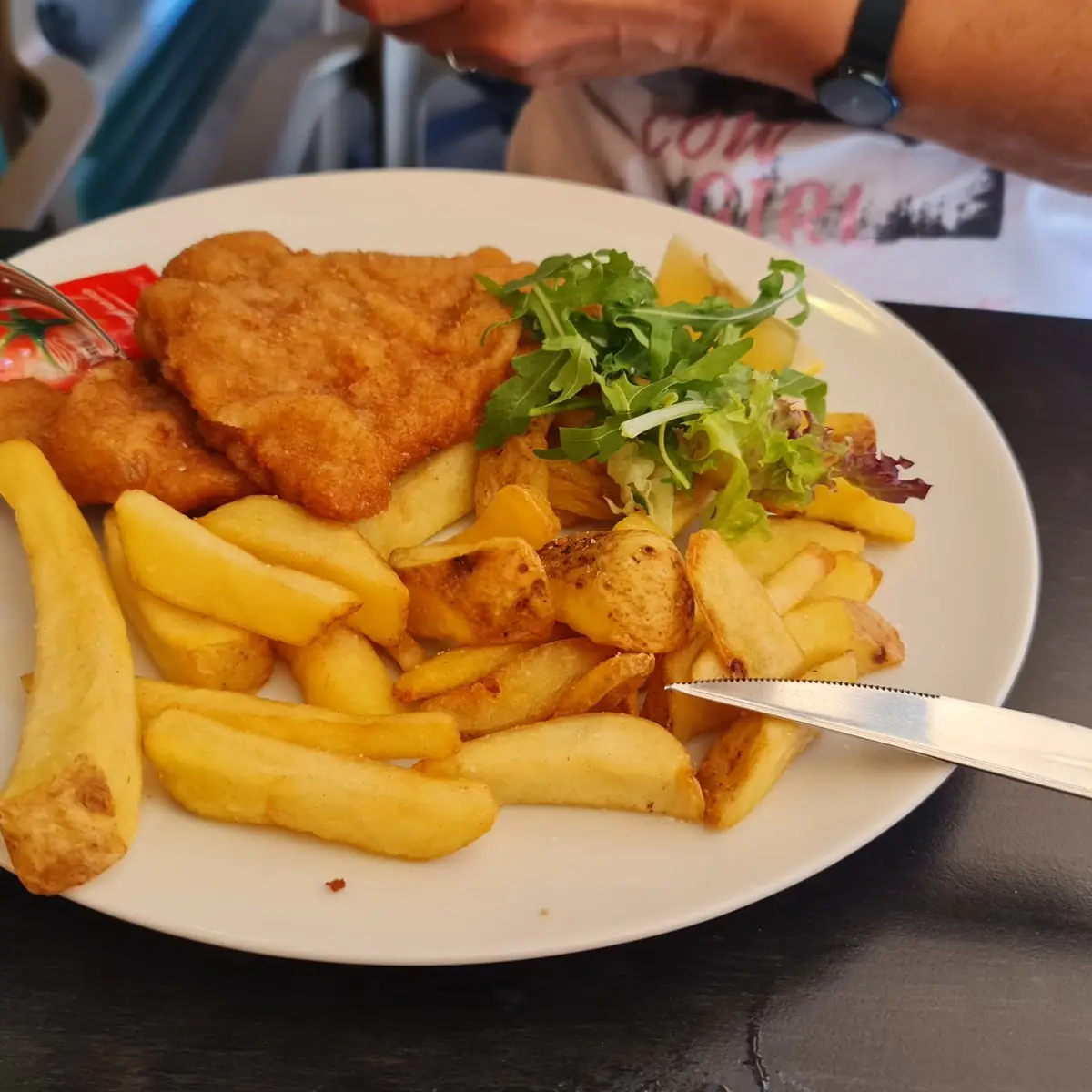 Wiener Schnitzel Mit Pommes