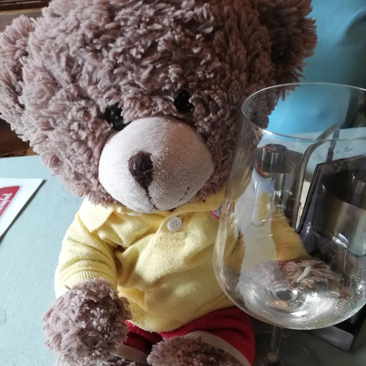 Glas Weißwein