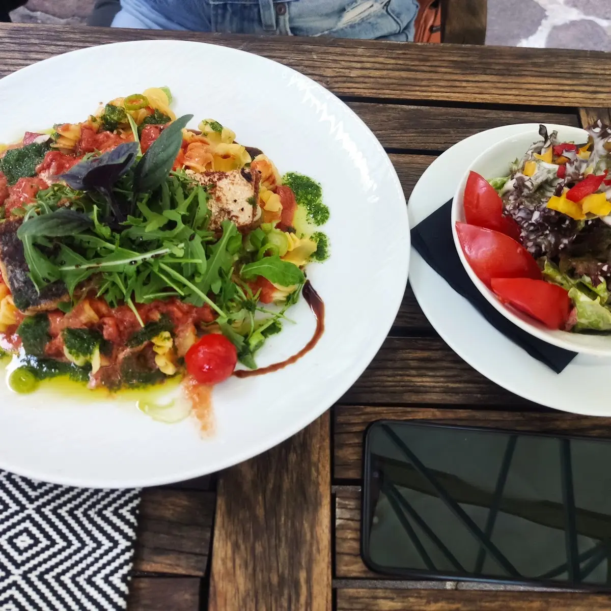 Gegrilltes Lachsfilet
