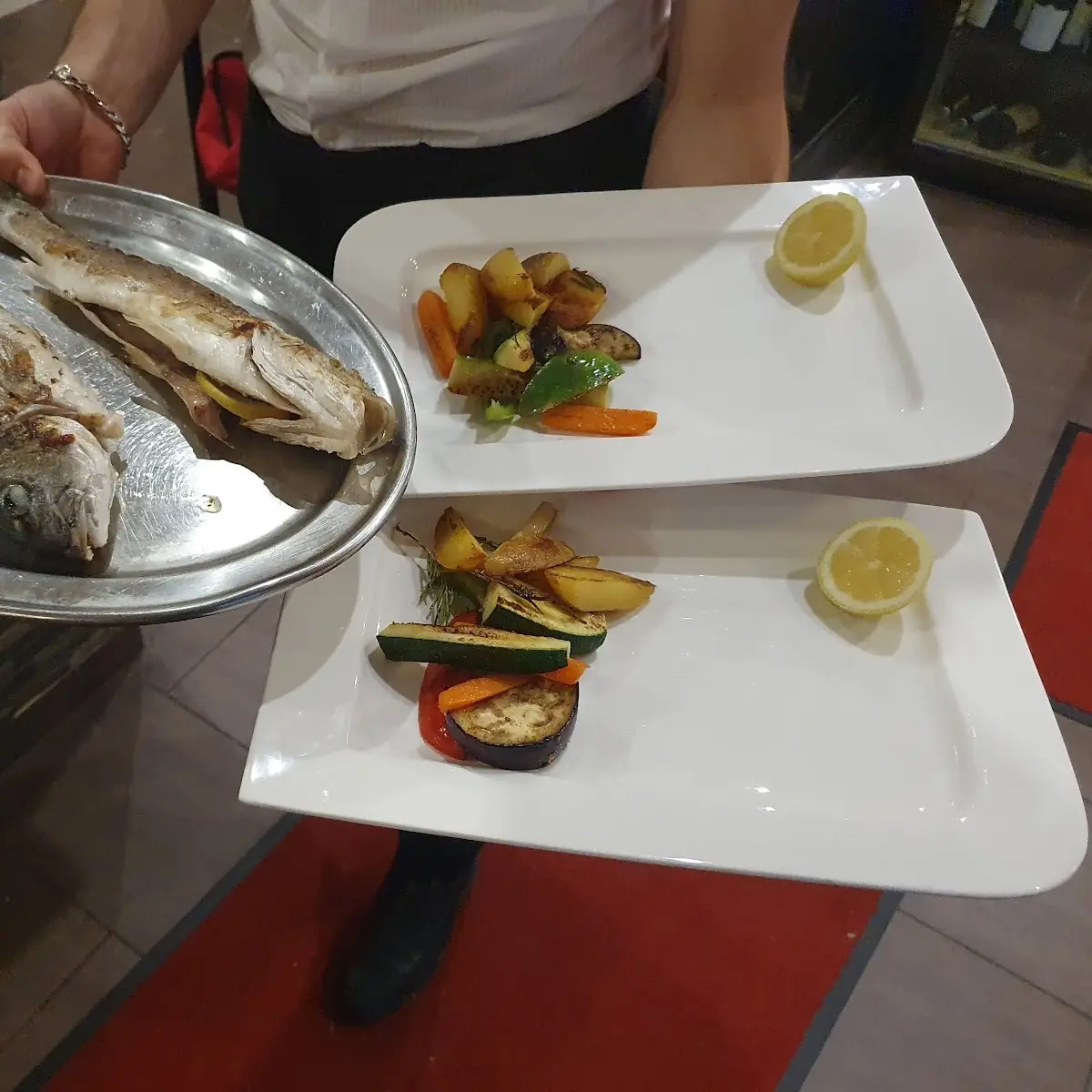 Branzino Alla Griglia Per Due