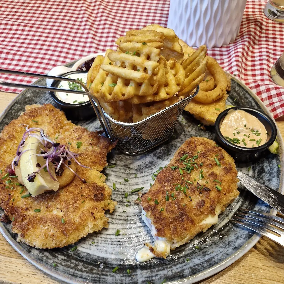 Dreierlei Schnitzel
