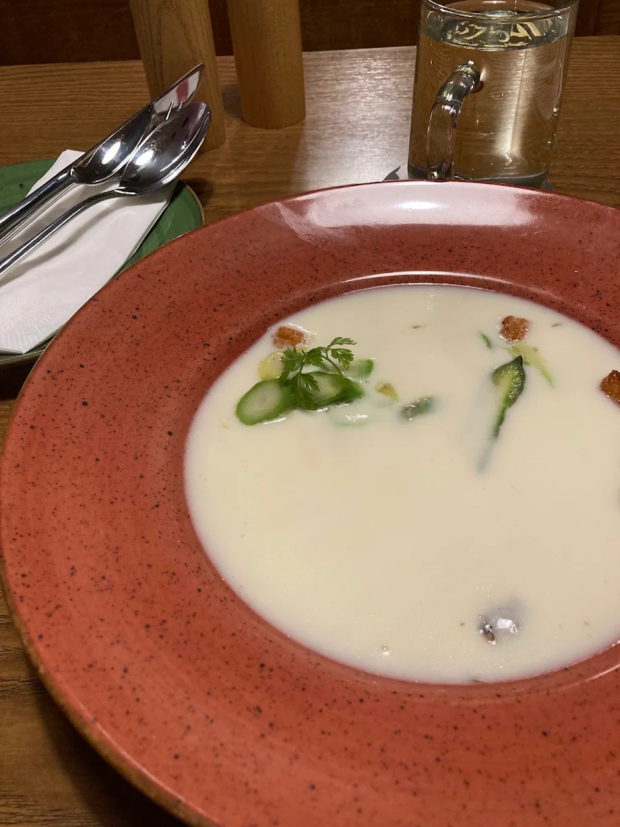 Spargelcremesuppe
