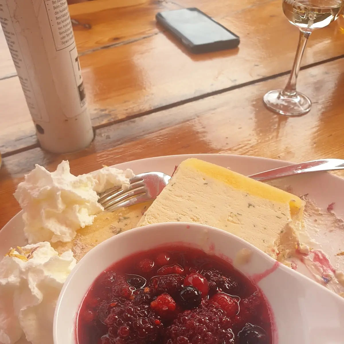 Pfefferminz Parfait Mit Beeren