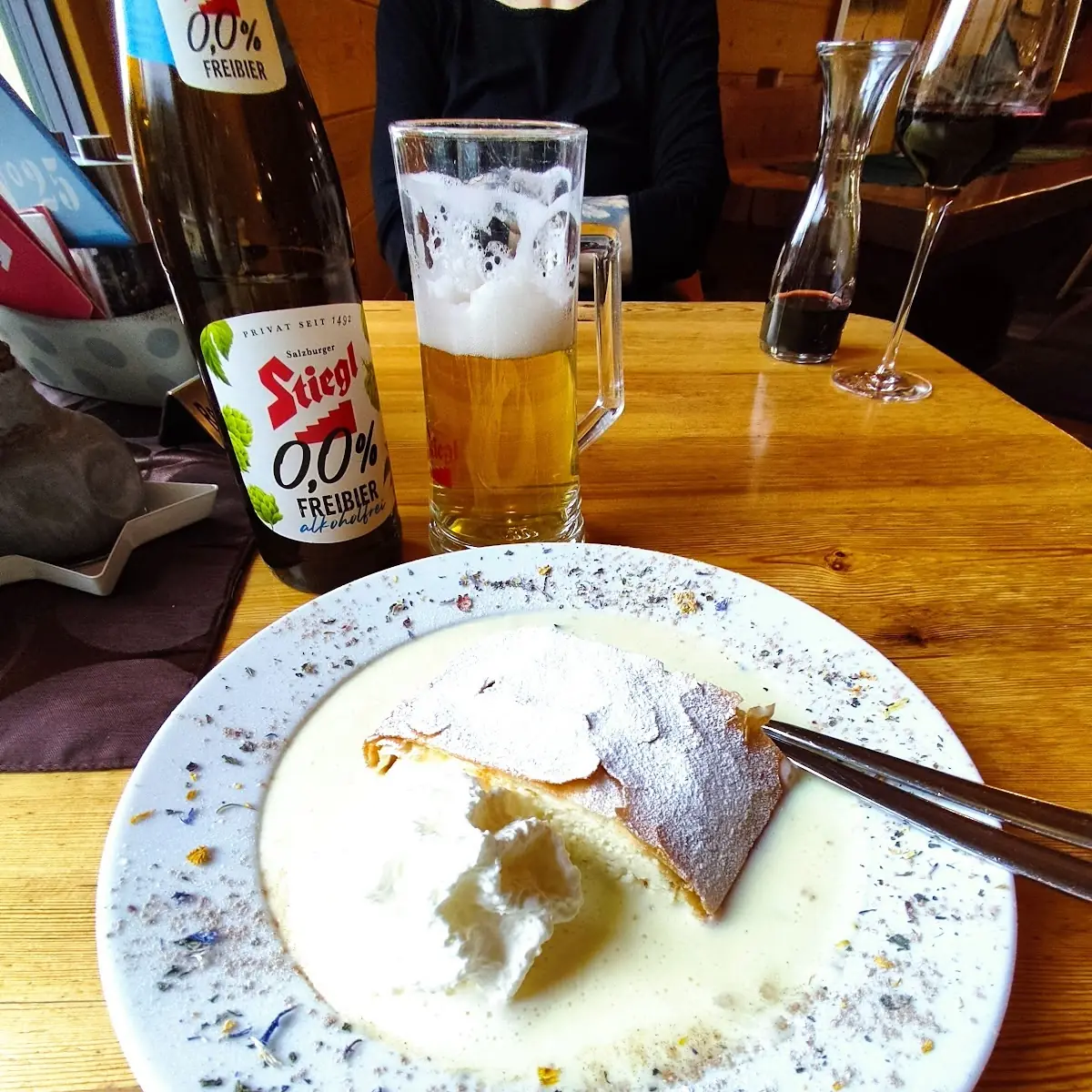 Topfenstrudel Mít Vanillesauce