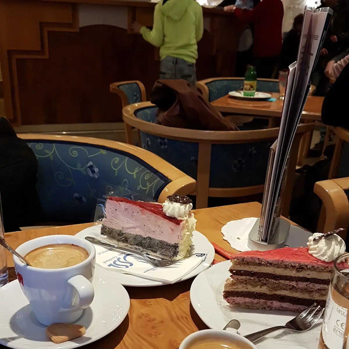 Topfenmohntorte & Himbeernougattorte