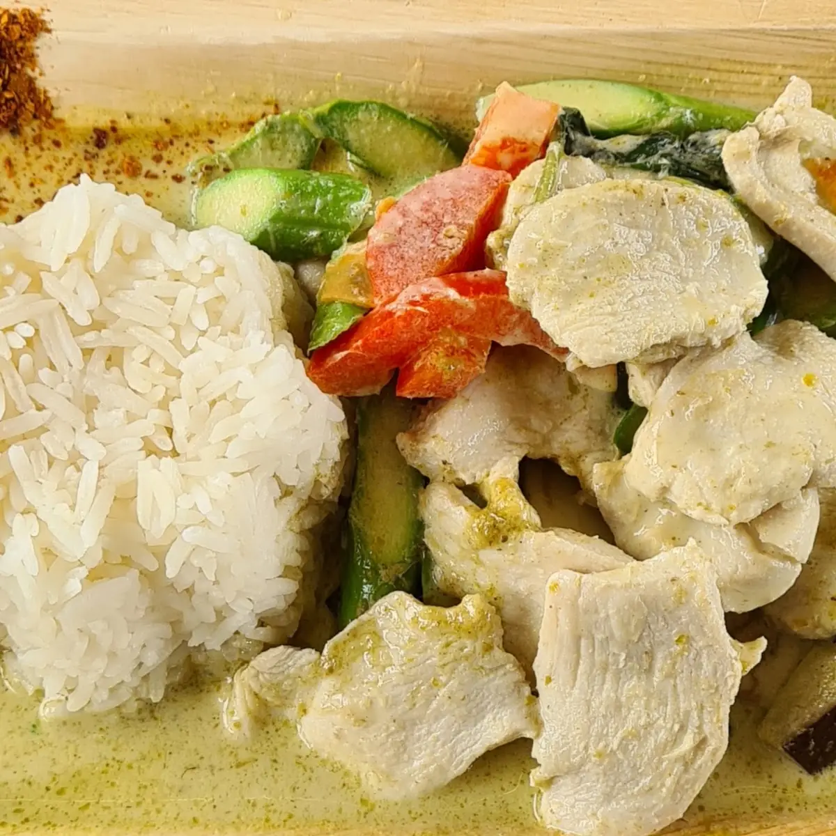 Green Curry Mit Spargel
