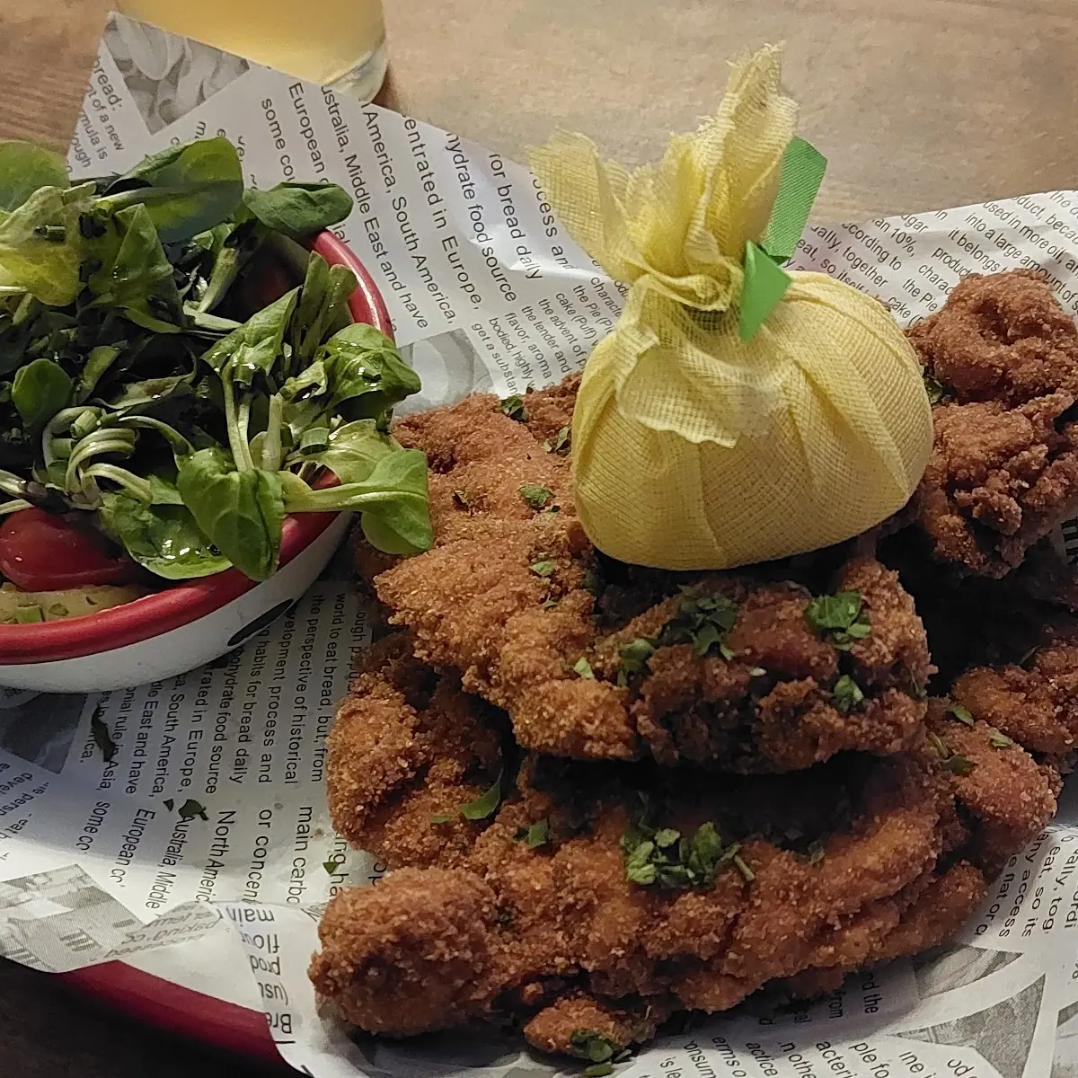 Backhendlsalat