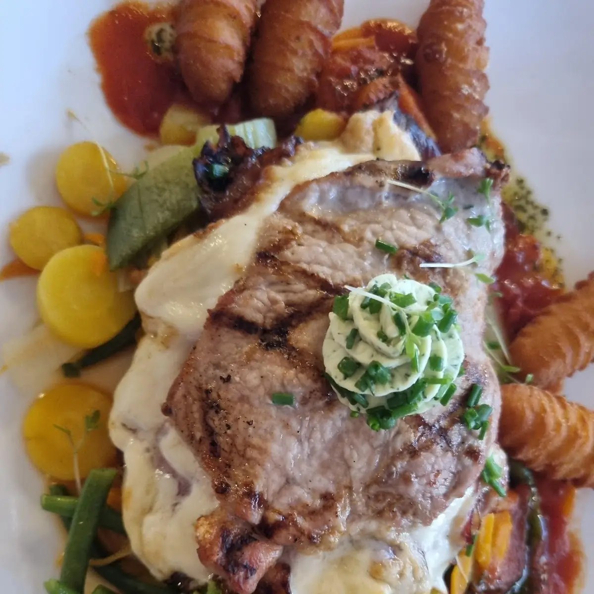 Gefülltes Steak