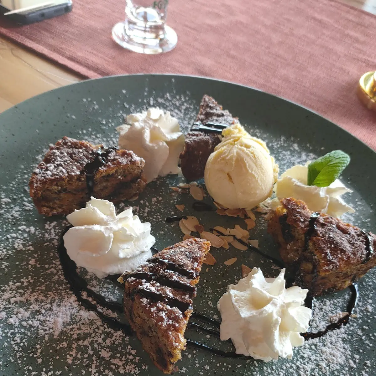 Schokoladen Bananen Brownie