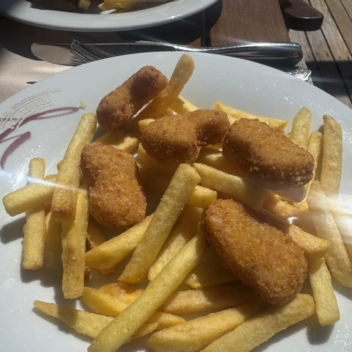 Nuggets Mit Pommes