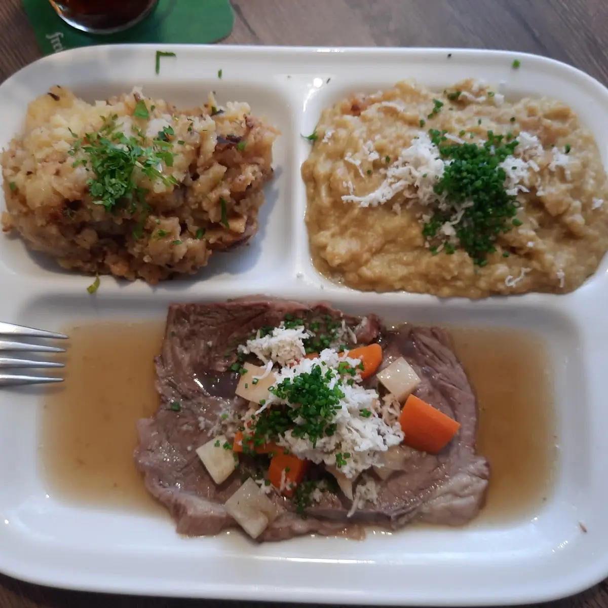 Gekochtes Rindfleisch Mit Semmelkren
