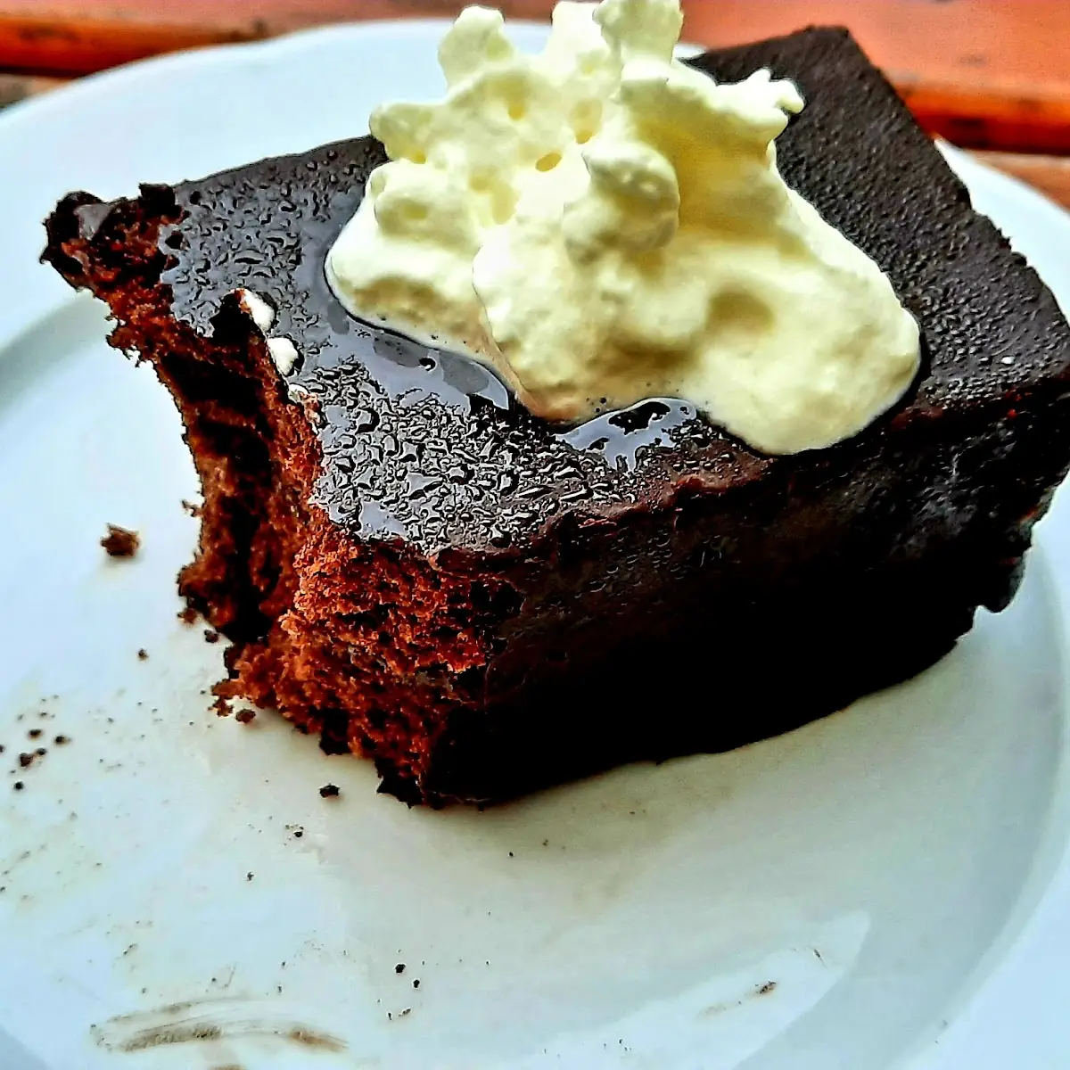 Hausgemachter Schokokuchen