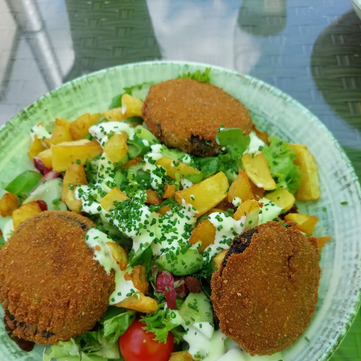 Salat Mit Blunzenscheiben