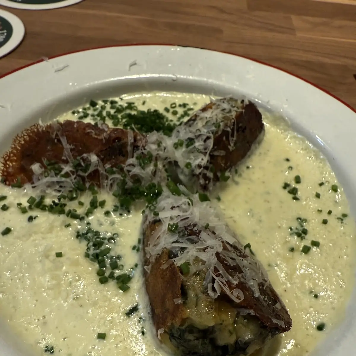 Cheese Spinach Dumplings