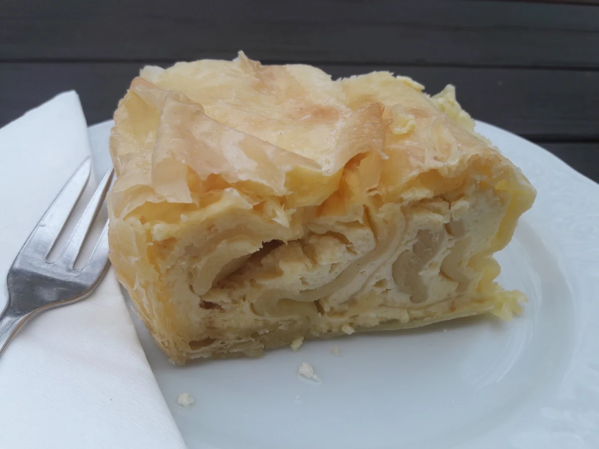 Hausgemachter Topfenstrudel