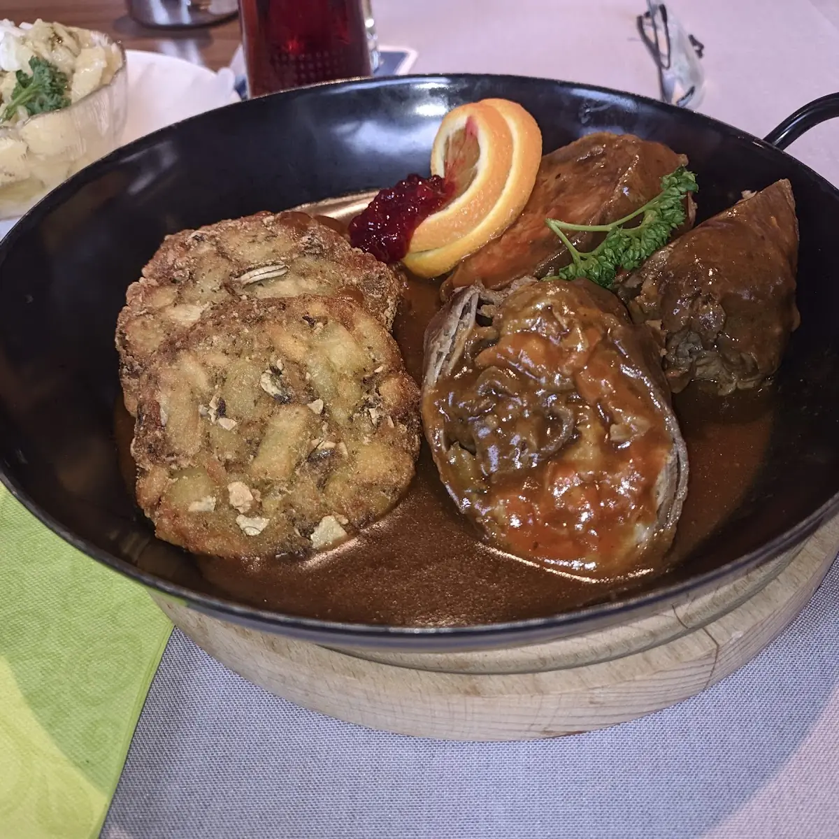 Rindsroulade Mit Kürbiskern