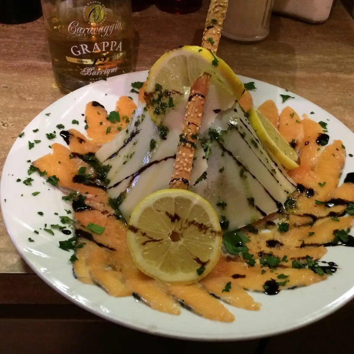 Lachs Carpaccio