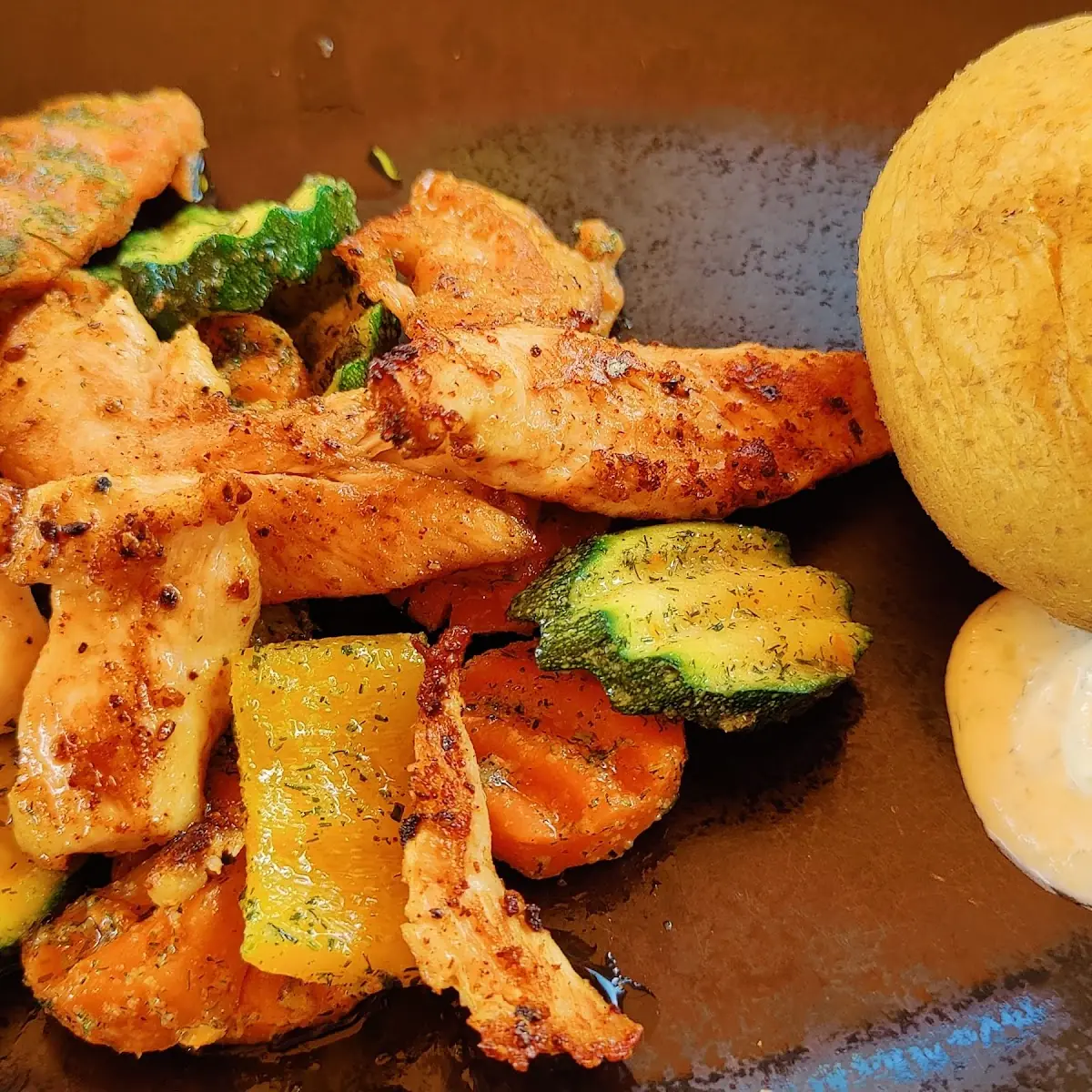 Ofenkartoffel Mit Hähnchen