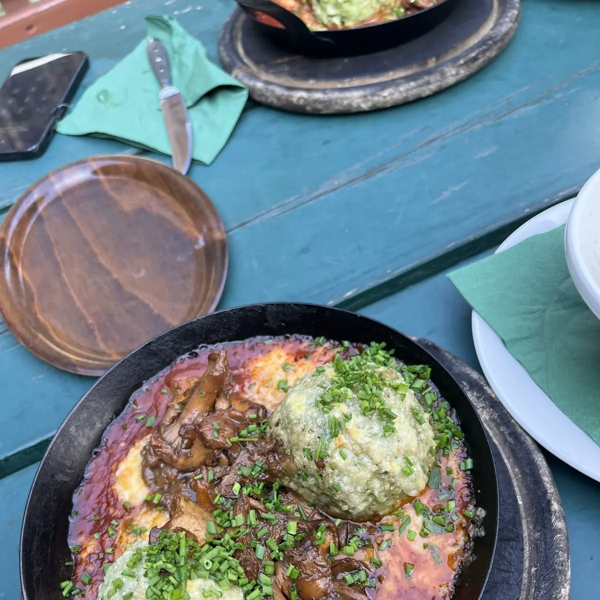 Spinatknödel Mit Schwamerln