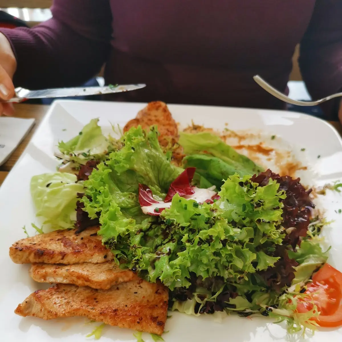 Salatteller Mit Putenbrust