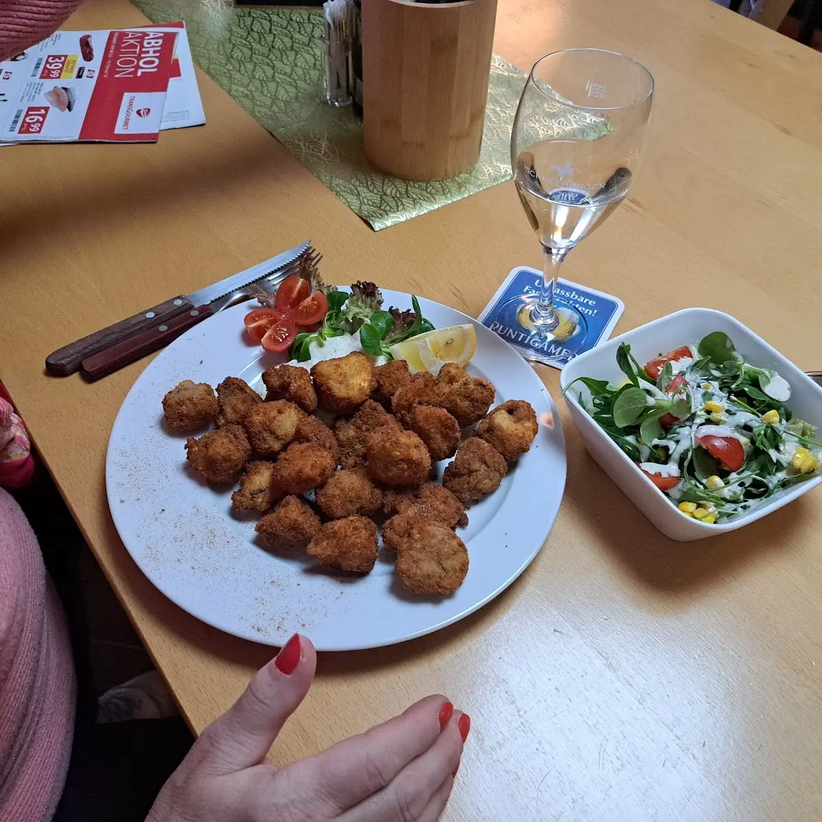 Gebackener Champions Mit Sauce Tartar