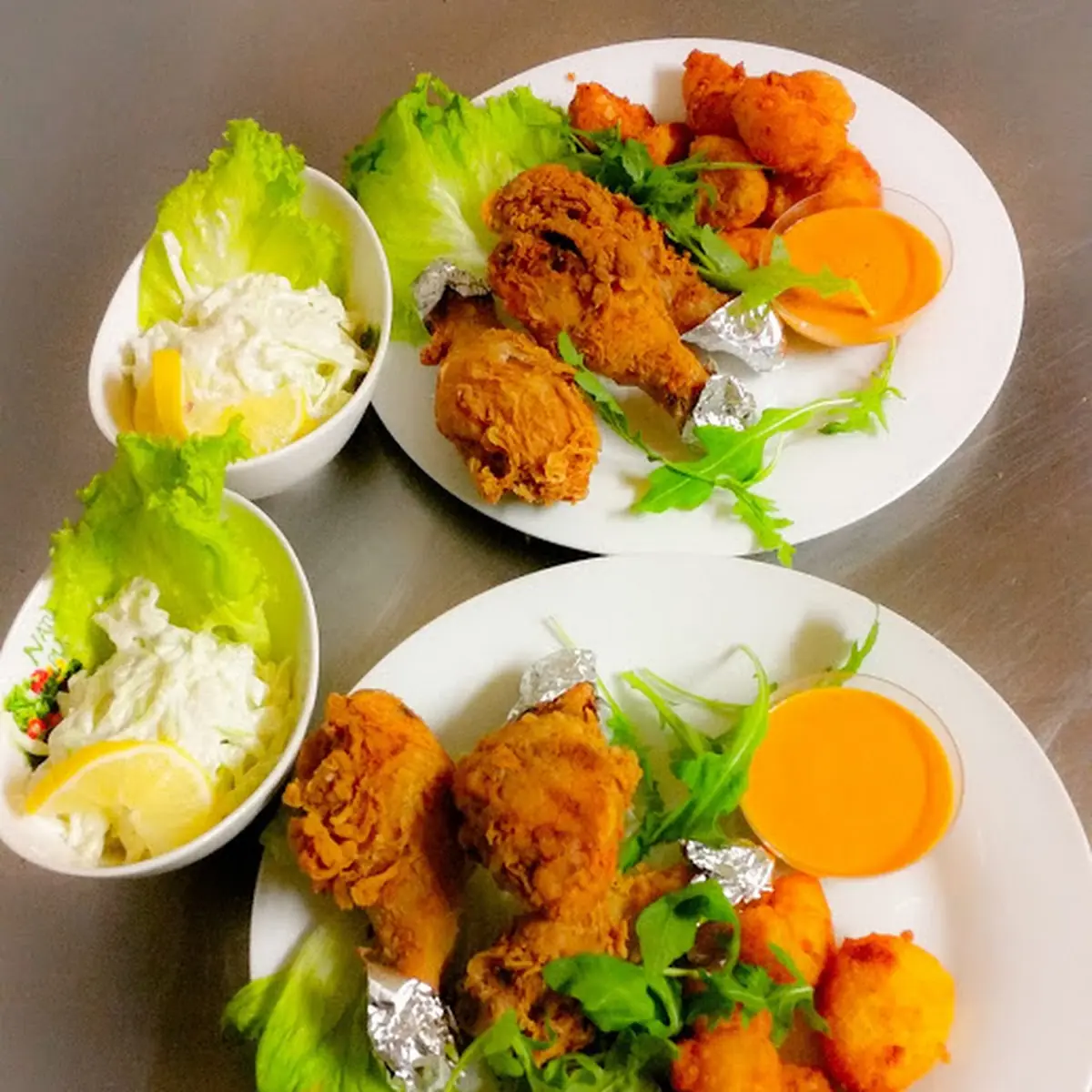 Backhendlsalat