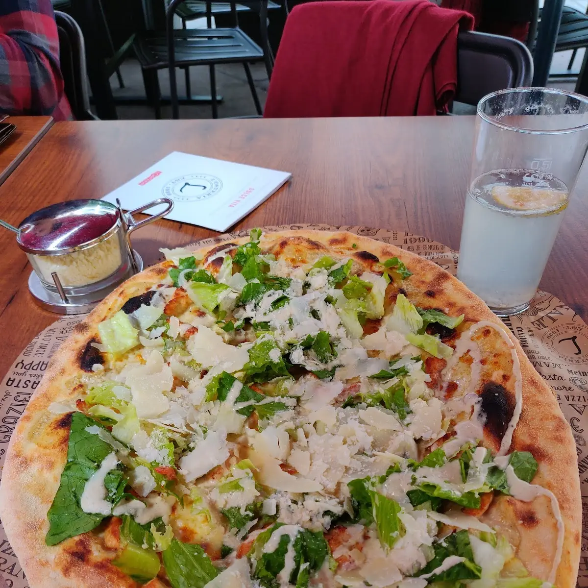 Pizza Caesare E Pollo