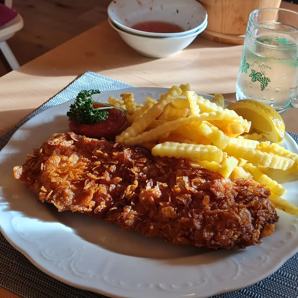 Gefülltes Knusperschnitzel