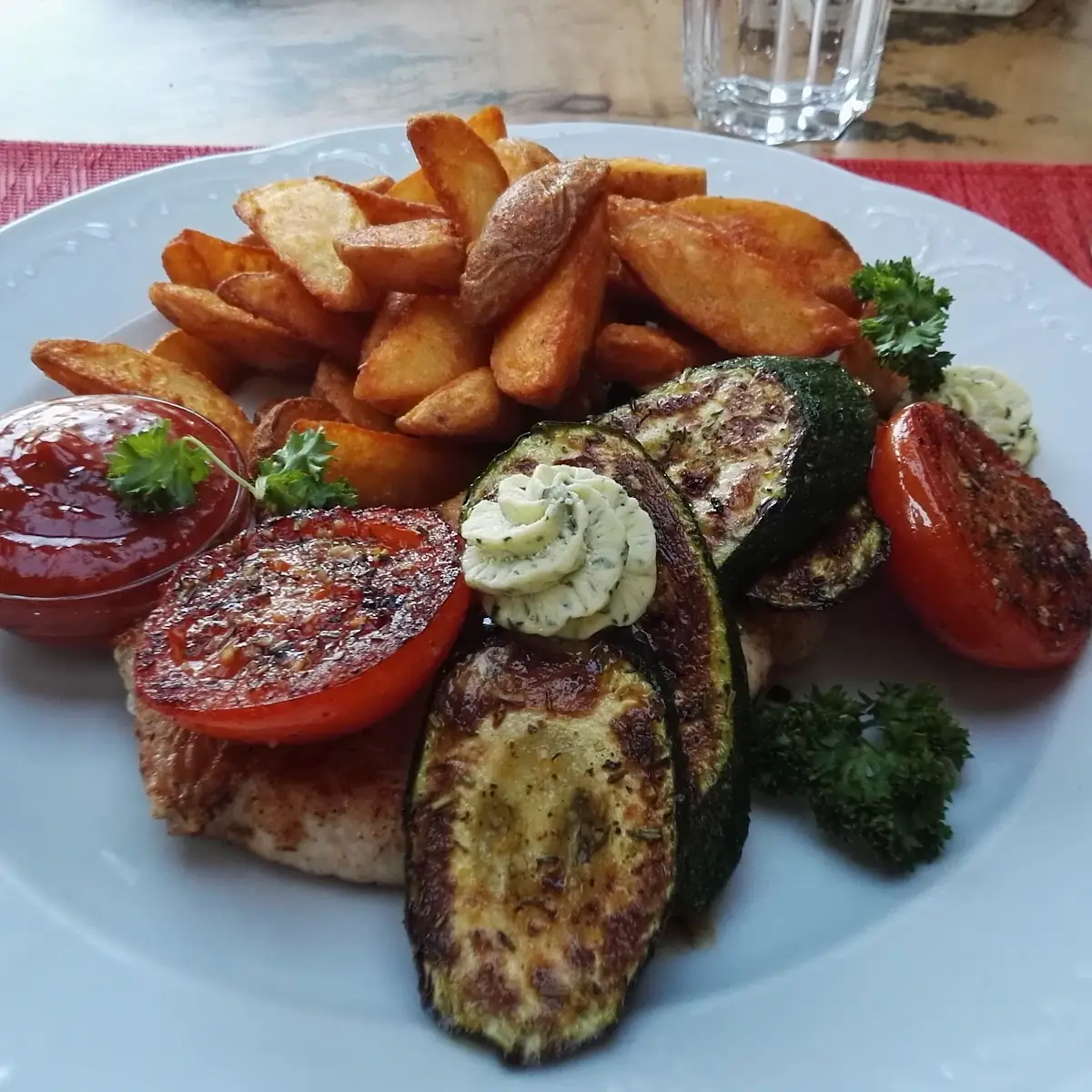 Putensteak Vom Grill
