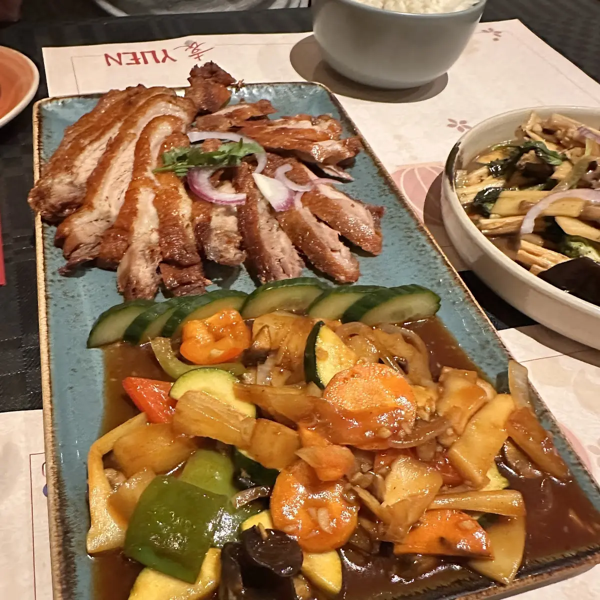 Knusprige Ente Sichuan