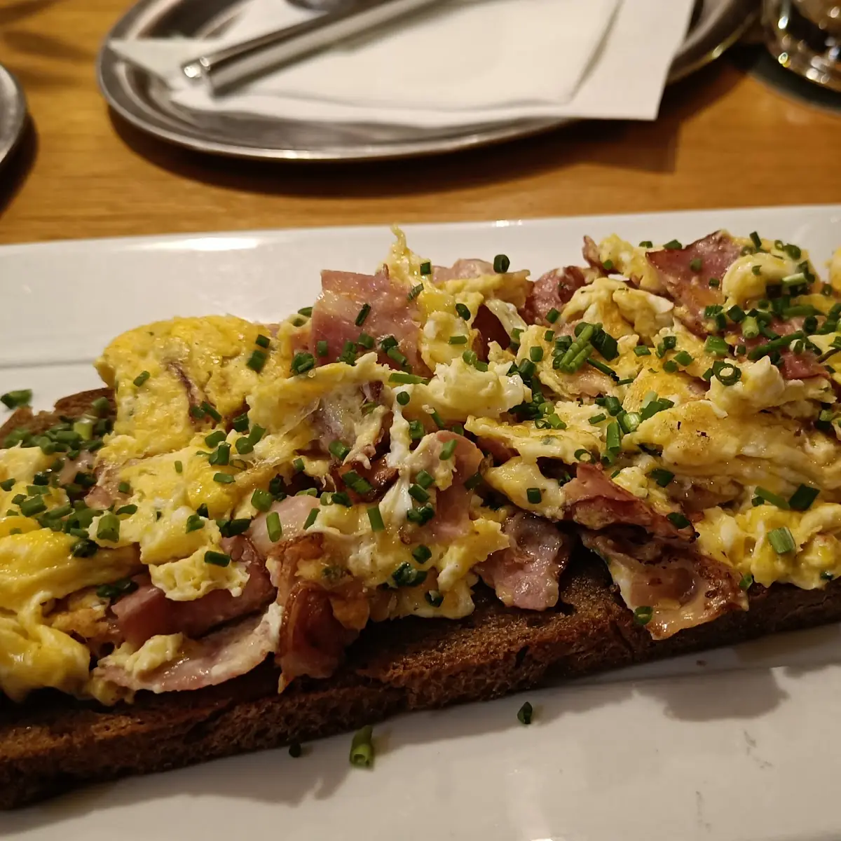Eierspeisbrot Mit Speck