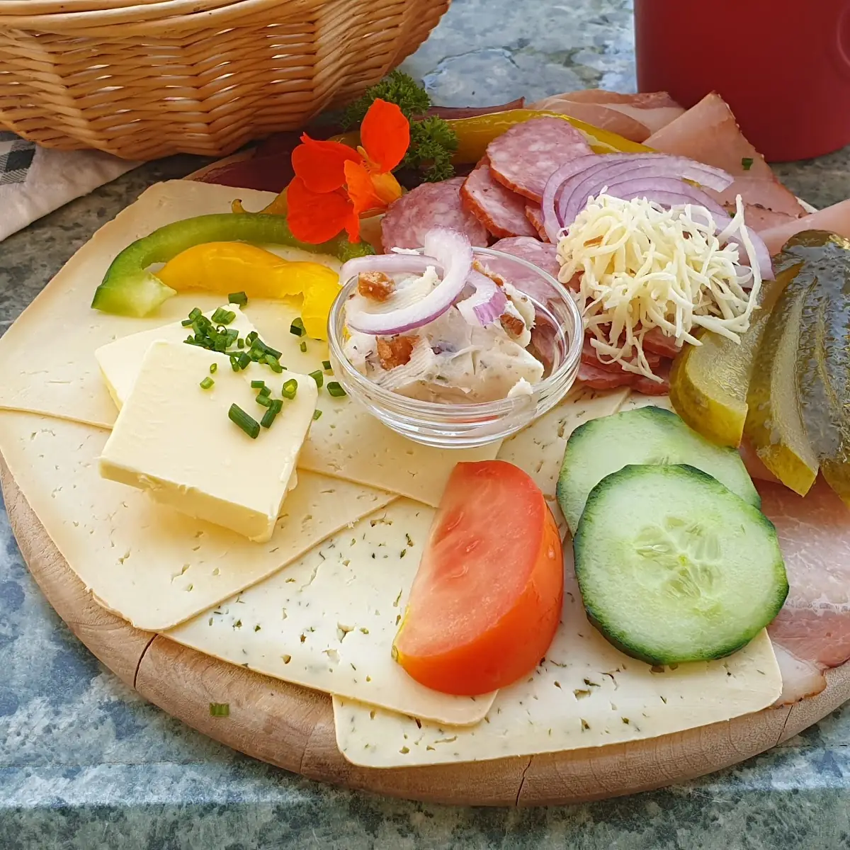 Kleine Brettljause