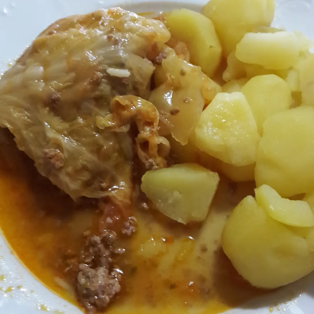 Krautroulade Mit Salzkartoffeln