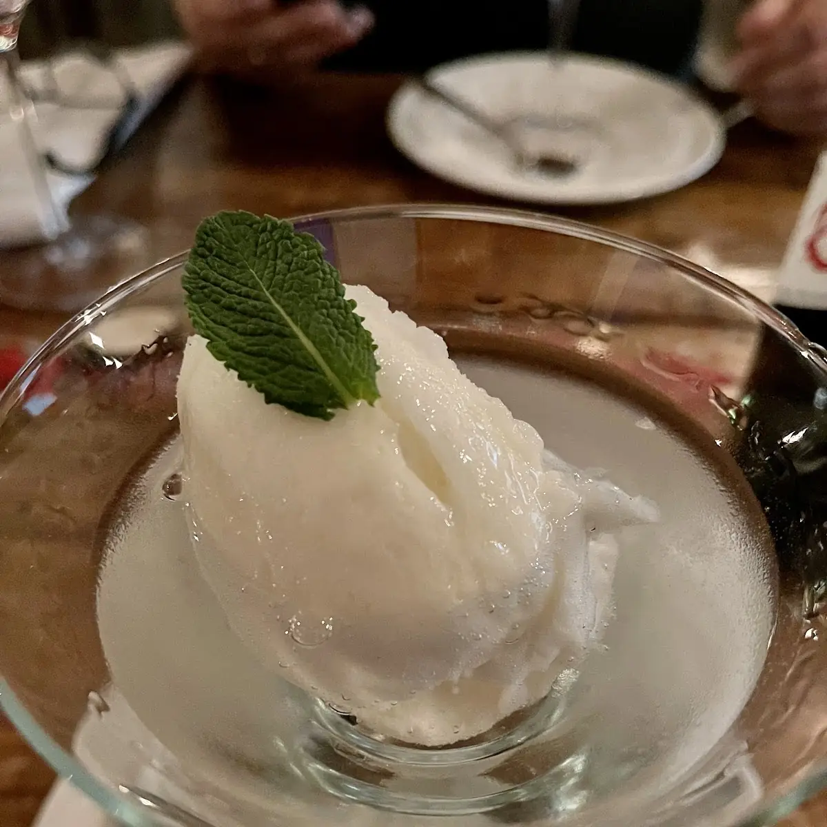 Zitronensorbee Mit Vodka