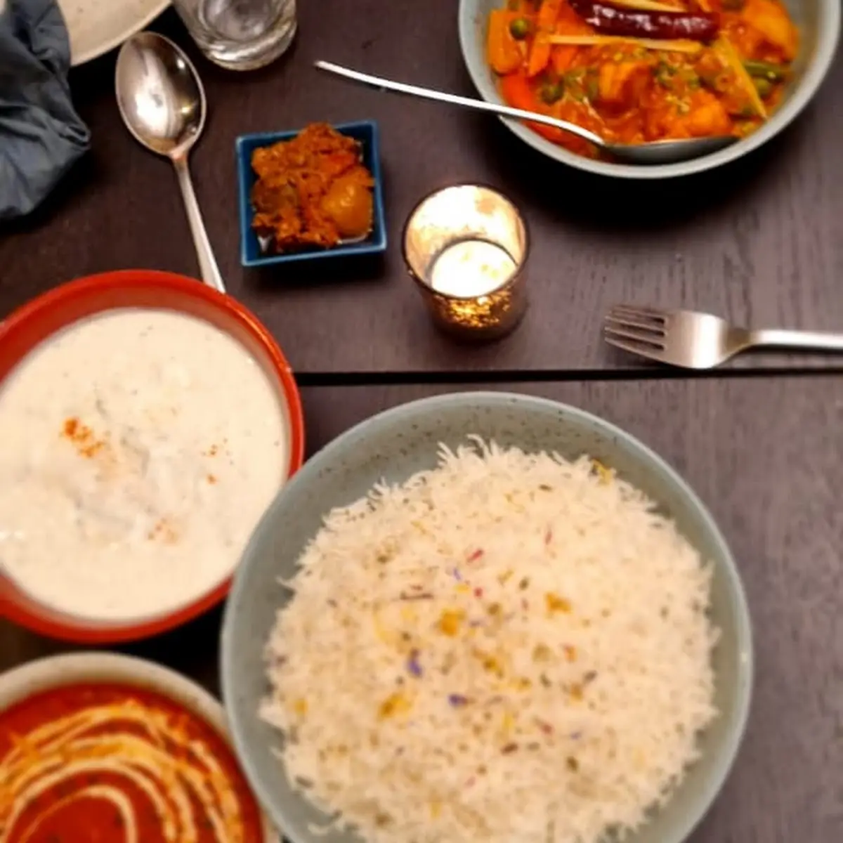 Dal Makhani & Rice