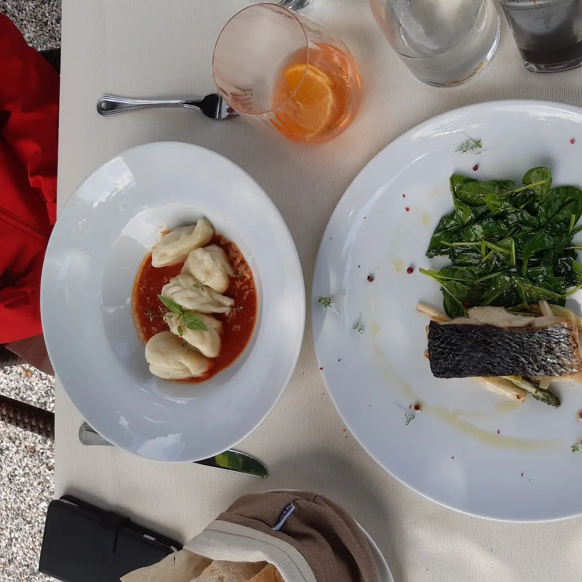 Adlerfisch Und Ricottanudeln