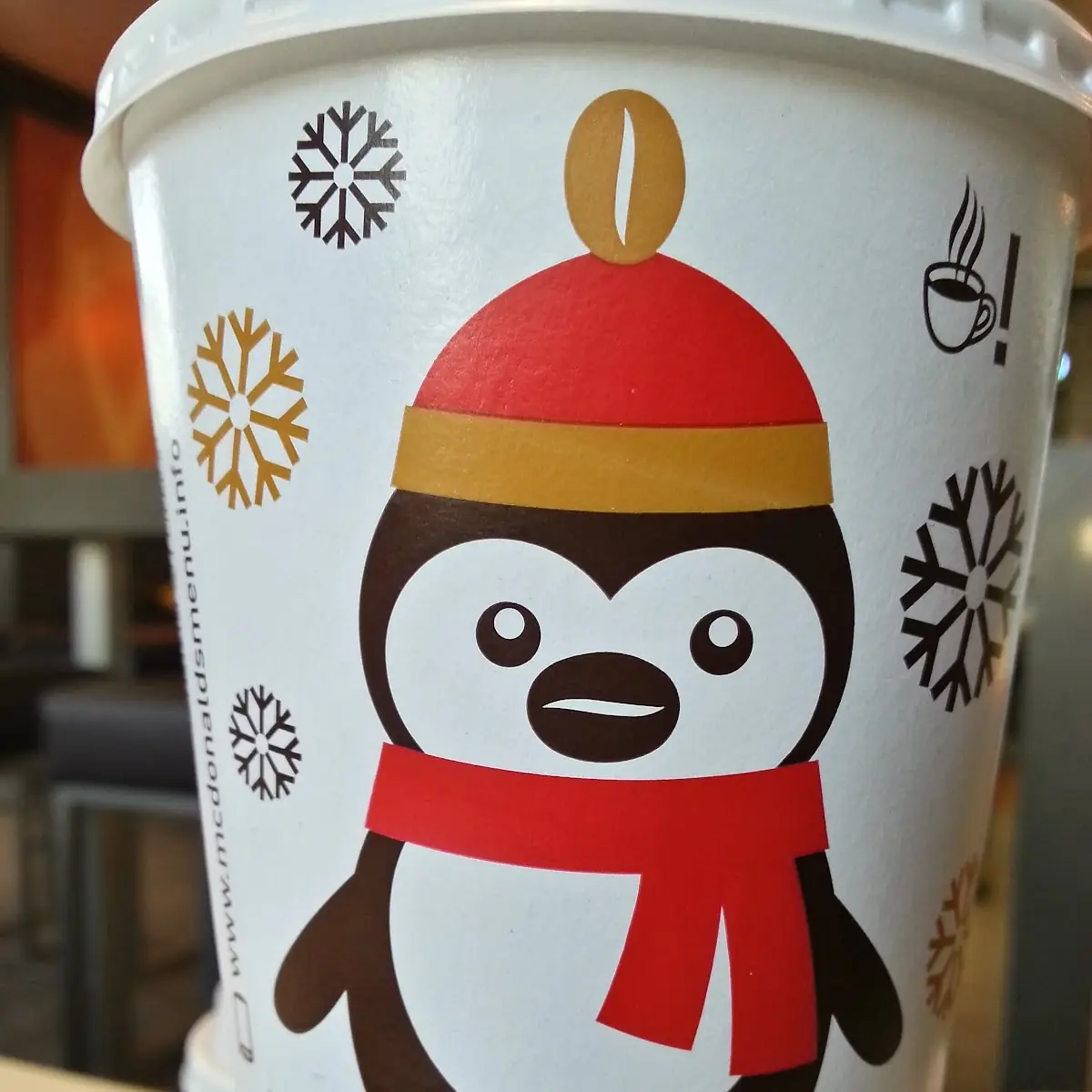 Kaffee Im Winterdesign
