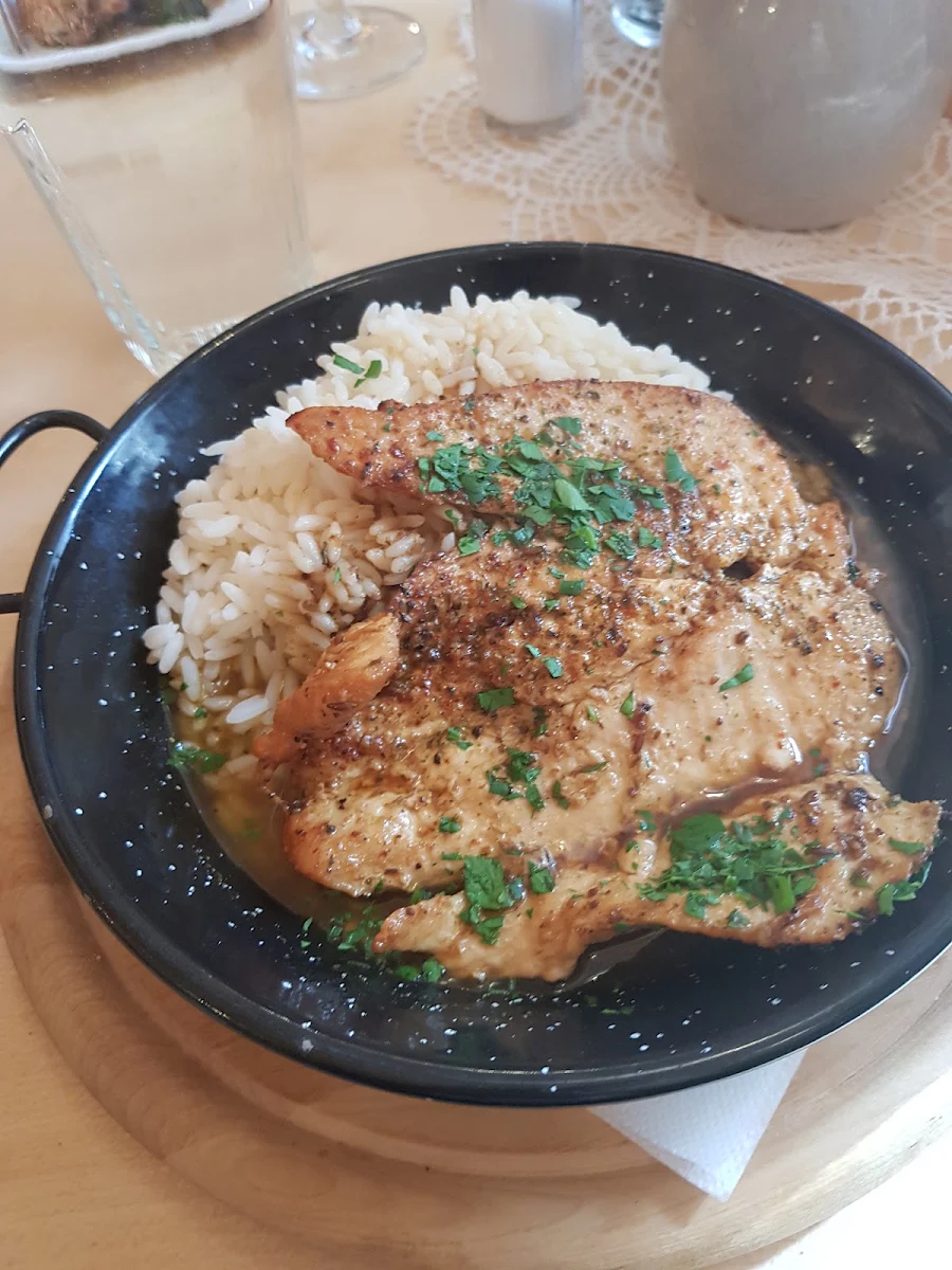 Naturschnitzel Mit Reis