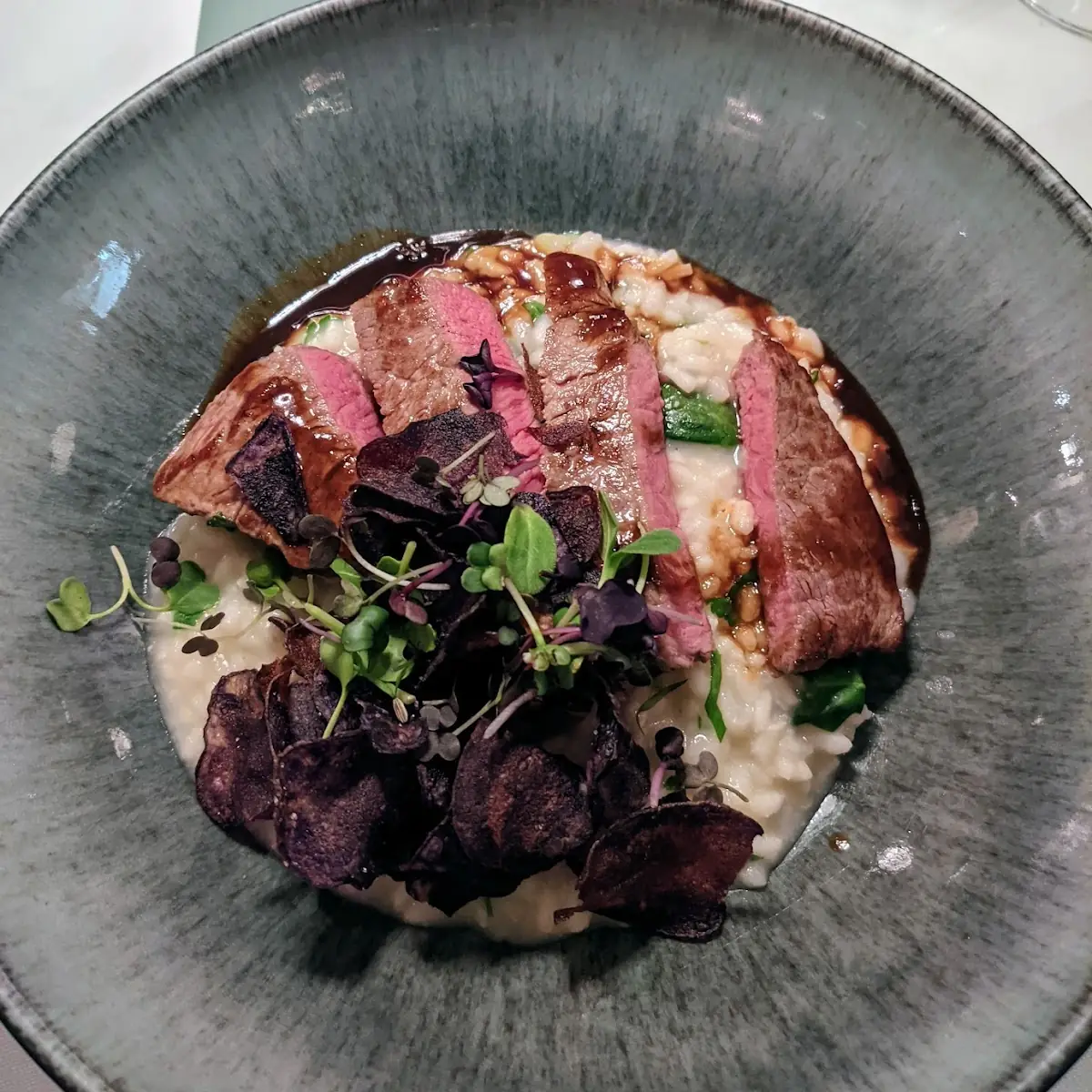 Beiried Auf Getrüffeltem Risotto