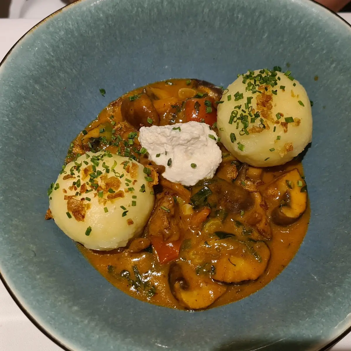 Paprika-pilzgulasch