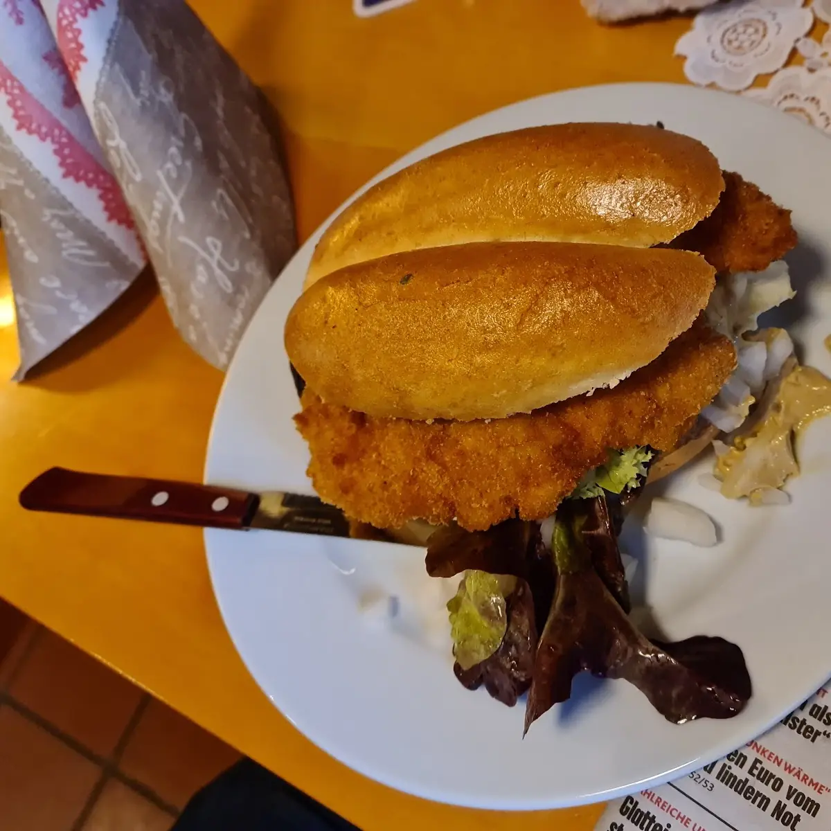 Schnitzelsemmel