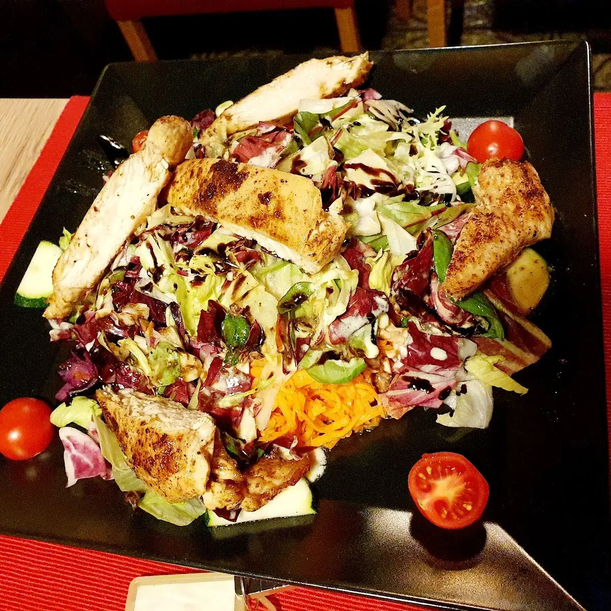 Hähnchenbrustsalat