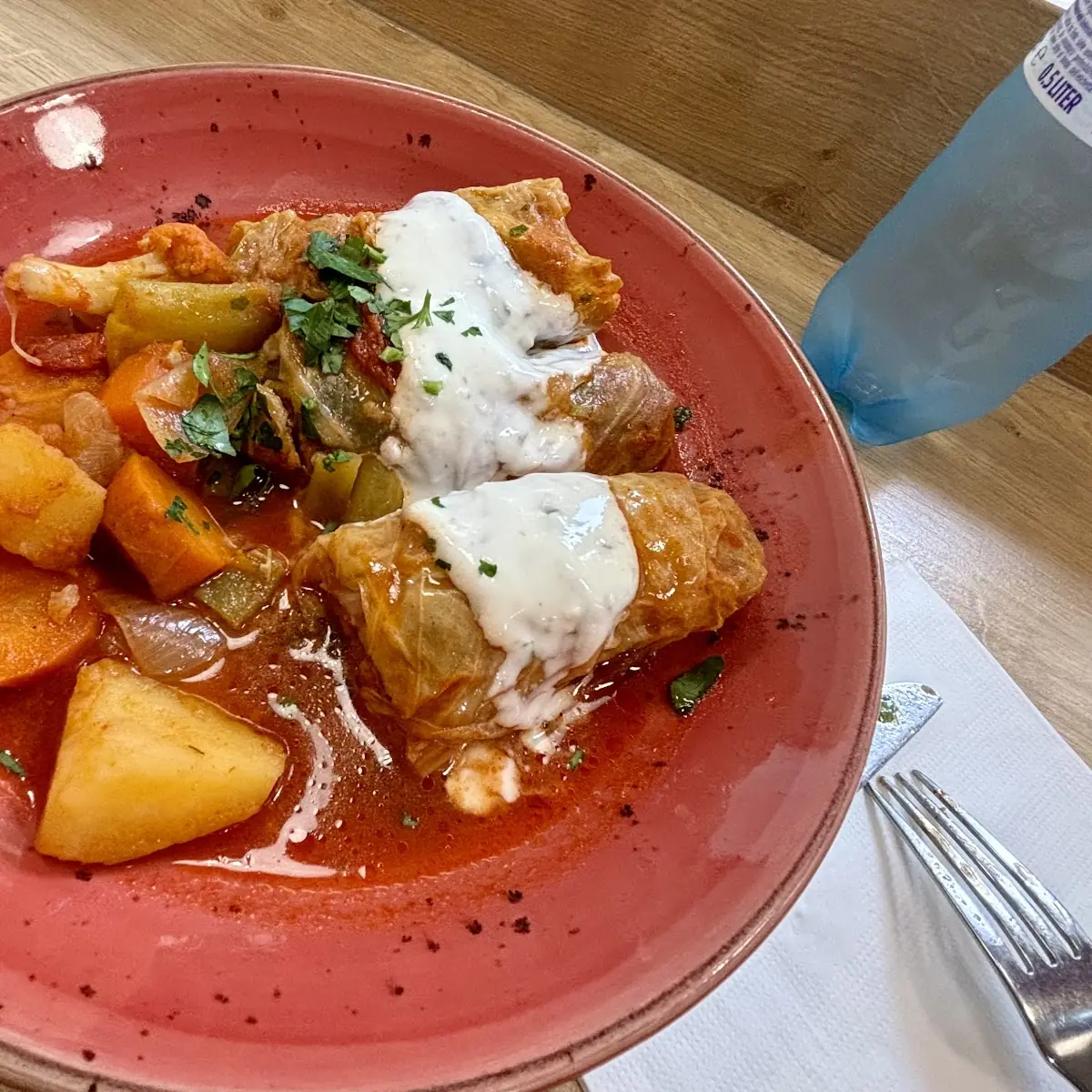 Krautroulade or Stuffed Cabbage