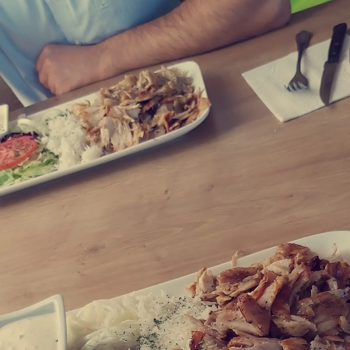 Dönerteller Mit Reis Dalat & Soße
