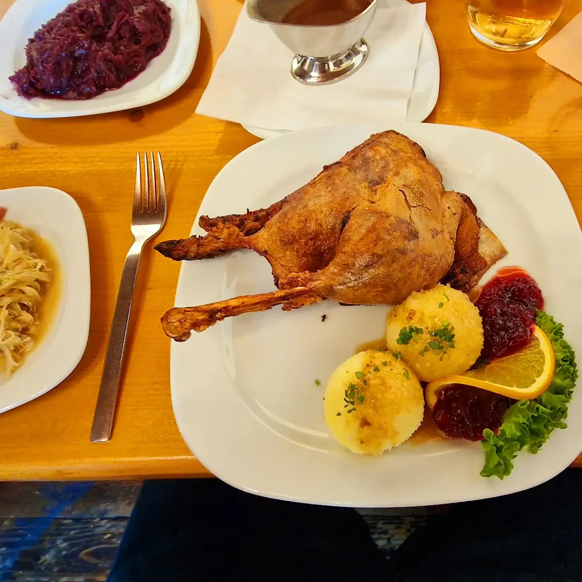 Martini Gansl Mit Warmen Speckkraut
