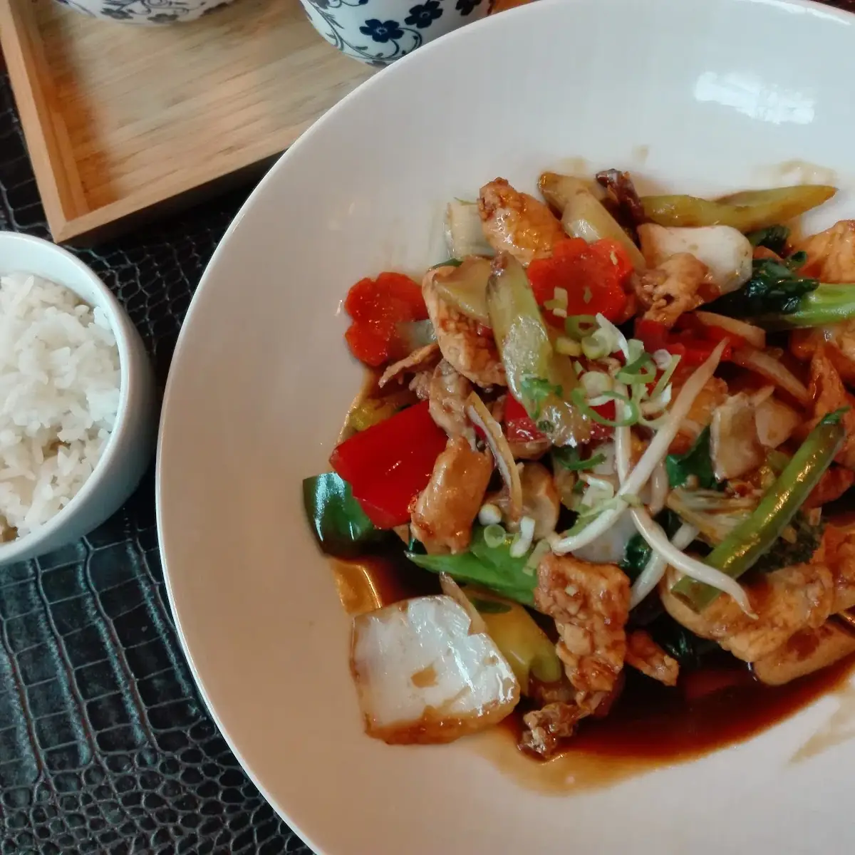 Hühnerfleisch Aus Dem Wok