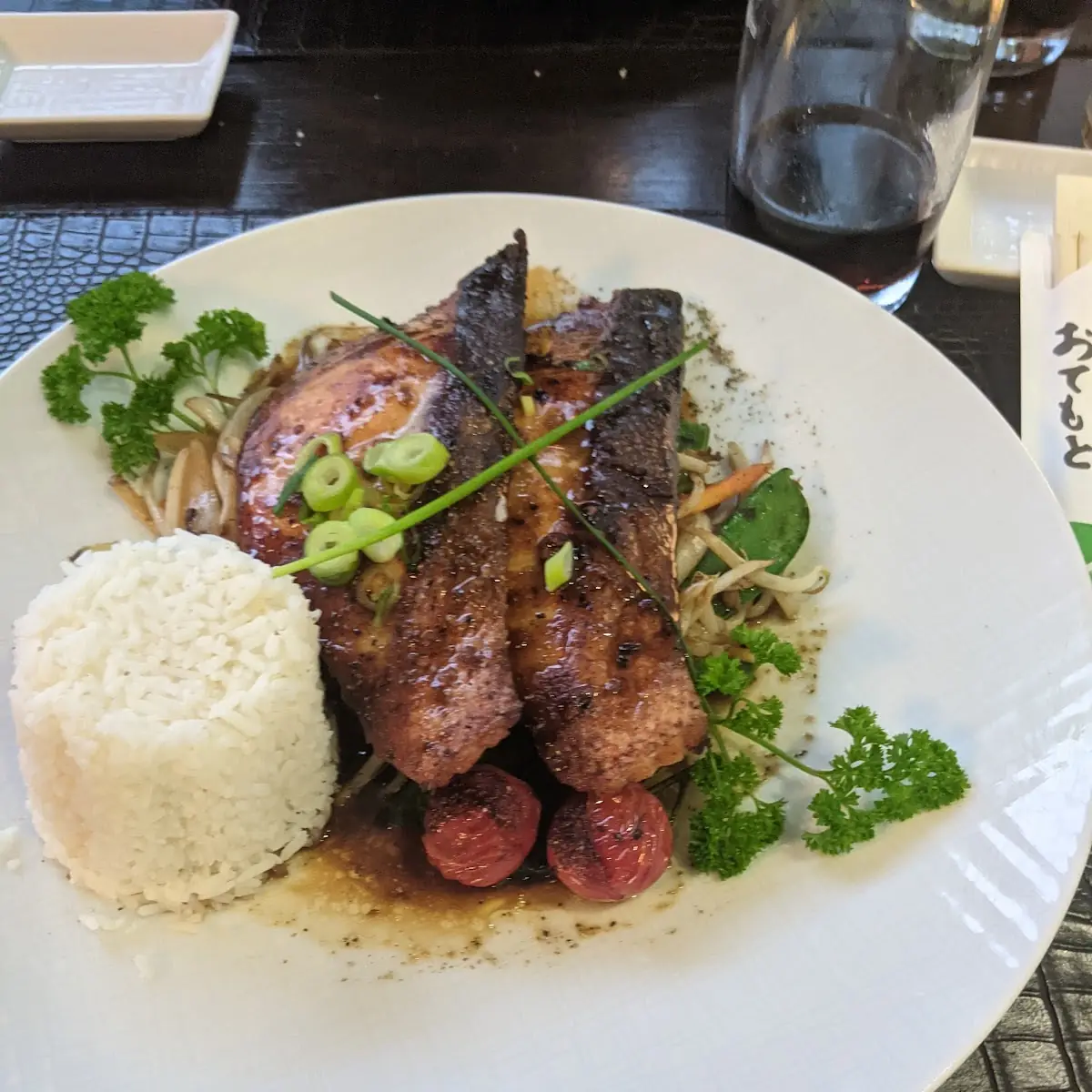Lachs Teppanyaki